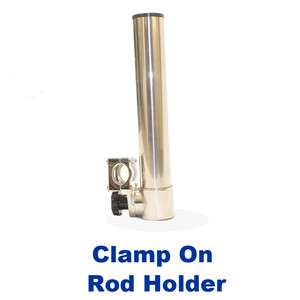   Steel Clamp on Fishing Rod Holder for Boat, Multi Directional  