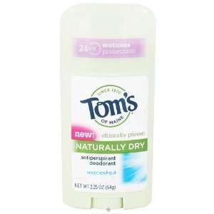  Toms of Maine   Naturally Dry Deodorant Stick Unscented 