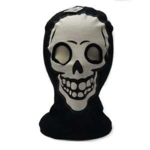 White Skeleton Face Ski Mask Gothic Beanie Hat  Toys & Games   