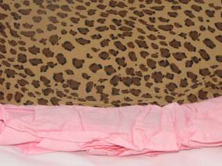  Girls Pink Spotted Twin Bed Skirt Ruffled Company Kids reg$45  