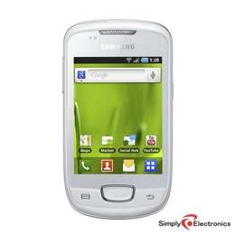 Samsung Galaxy Mini S5570 White Unlocked phone S 5570 + 1yr US 