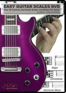 EASY GUITAR SCALES DVD Over 50 Common & Exotic Riffs   