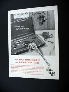 Colt Frontier & Buntline Scout Series 1961 print Ad  
