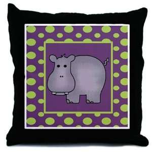  Hippo Decorative Throw Pillow, 18