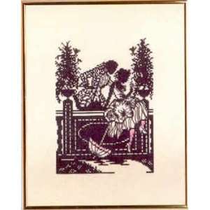  Silhouette Couple on Fence kit (cross stitch) (Special 