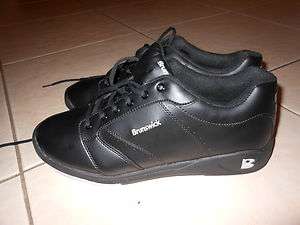 Brunswick Roller Mens Bowling Shoes Size 11 1/2 Black  