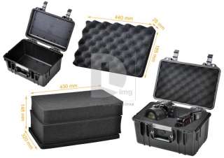 Waterproof Digital Camera Lens Hard Case Briefcase Suitcase 