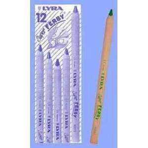 LYRA Super Ferby Unlacquered Triangular Giant Colored Pencil, 6.25 