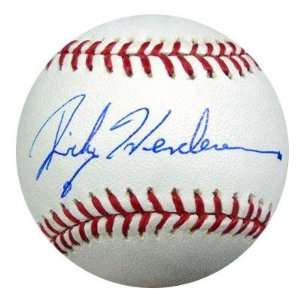 Rickey Henderson Autographed Ball   PSA DNA #K33889   Autographed 