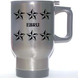  Personal Name Gift   EBRU Stainless Steel Mug (black 