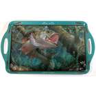 MotorHead Products Large Mouth Bass Wild Wing Serving Tray 19 X 11.5