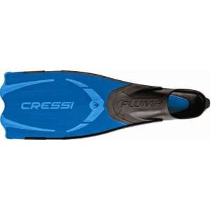  Cressi Pluma Full Foot Fins   Blue   10 11 Sports 