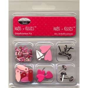 Hugs + Kisses Embellishment Kit
