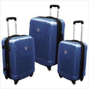   Auckland Expandable Hardshell Spinner Luggage in Navy 