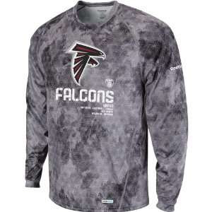 Reebok Atlanta Falcons Sideline United Print Long Sleeve T Shirt 