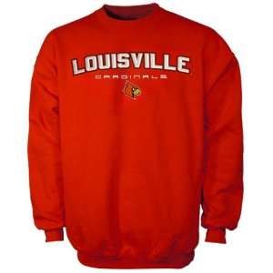   Cardinals Red Bevel Square Crew Sweatshirt