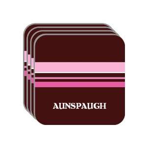   Name Gift   AUNSPAUGH Set of 4 Mini Mousepad Coasters (pink design