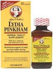 Lydia Pinkham Herbal Tablets   150 Tablets 038485504157  