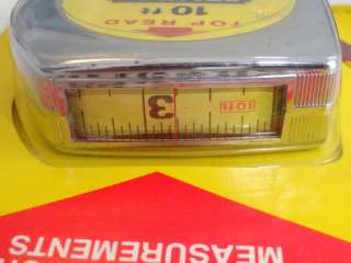 VTG Stanley Tape Measure Powerlock Top Read Rare 10 1/2 Mylar MOC 