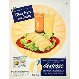  1951 Ad Dextrose Food Energy Sugar Corn Product Refine 