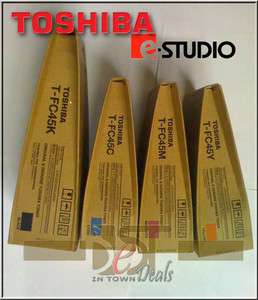 Toshiba e STUDIO TFC45 CYMK Toner 4500C / 5500C 888711 888712 