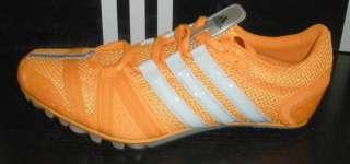 Adidas Adizero Sonic Track & Field Shoes / Spikes Orange/Silver/White 