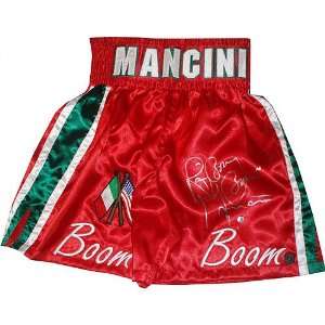  Ray Boom Boom Mancini Autographed Boxing Trunks Sports 