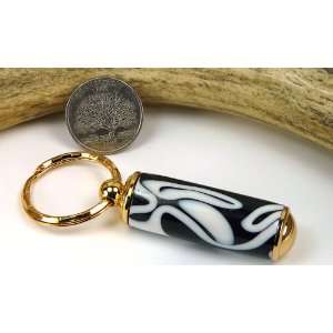  Skunk Swirl Acrylic Pill Case With a Gold Finish Office 