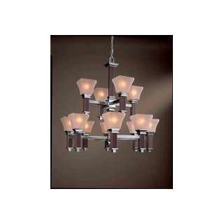 Minka Lavery 1129 84 hamilton Chandelier Brushed Nickel with Leather 