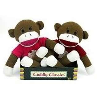 Cuddly Classic Sock Animals   Monkeys  Toys & Games Pretend Play 