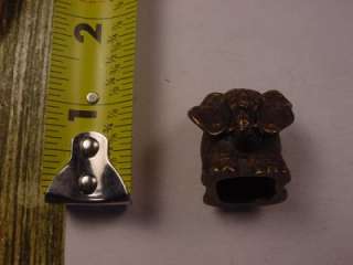 Vintage Pewter Lead Miniature BRASS SHARI ELEPHANT  