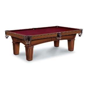   Pool Tables Sonoma in Mahogany with Tapered Feet