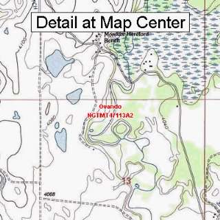   Map   Ovando, Montana (Folded/Waterproof)