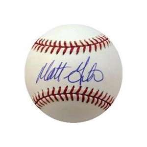  Matt Ginter autographed Baseball