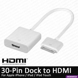 Dock Connector to HDMI iPad / iPhone 4 / iPod Touch 4  