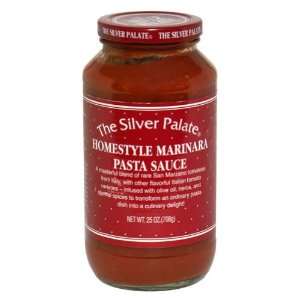 Silver Palate, Pasta Sauce Marinara Homestyle, 25 Ounce (6 Pack 