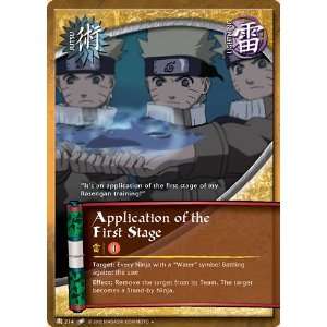  Naruto TCG Quest for Power J 214 Application of the First 