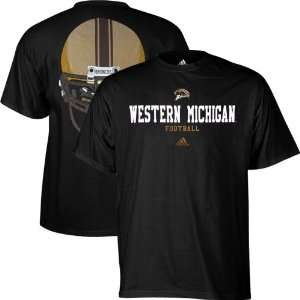   Western Michigan Broncos College Eyes T Shirt   Black Sports
