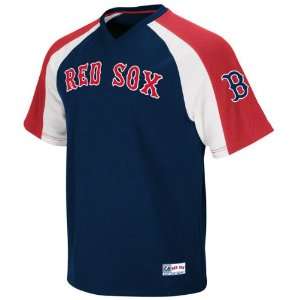  Boston Red Sox Navy Crusader V Neck Youth Jersey Sports 