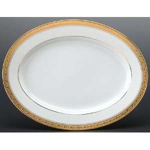 Crestwood Gold Oval Platter 12(Sm)