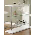 Coaster Contemporary Bar Table in White by Coaster Furniture