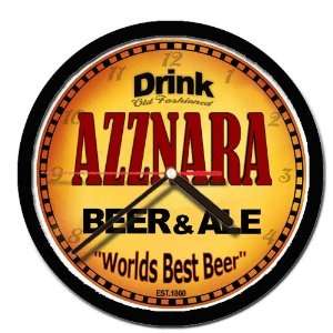  AZZNARA beer and ale wall clock 