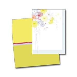  NRN GATHERED FLOWERS Invitation   6 x 8   100 Flatcards 