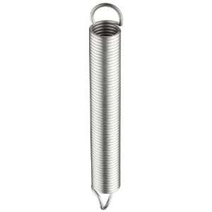  Stainless Steel 302 Extension Spring, 0.5 OD x 0.055 Wire 