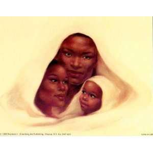 Nubian Family artist Suzy Hart 22x28 