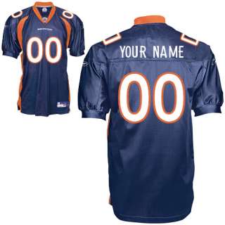 Reebok Denver Broncos Customized Authentic Team Color Jersey (48 56 