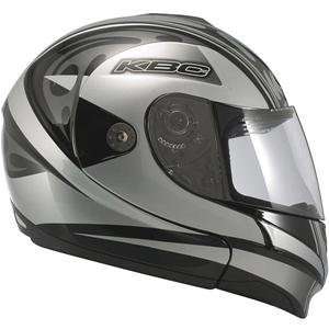   FFR Modular Cruz Helmet   2X Large/Black/Gunmetal/Silver Automotive