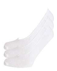 White (White) 3 Pack White Ballerina Socks  244452710  New Look