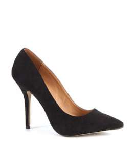 Black (Black) Black Pointed Court Heels  250383001  New Look