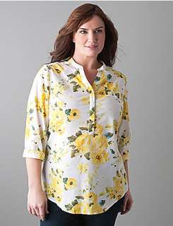 Full figure Floral pullover blouse  Lane Bryant